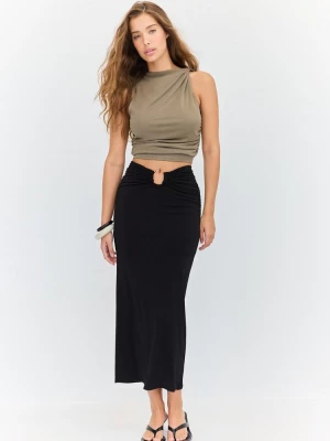 Obrázek produktu Stradivarius Pouzdrová Sukně S Přezkou Black