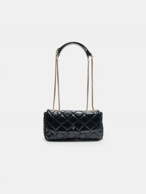 Obrázek produktu Stradivarius Prošívaná Kabelka Přes Rameno S Řetízkem Black