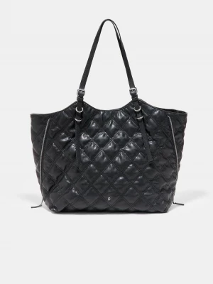 Obrázek produktu Stradivarius Prošívaná Kabelka Shopper Imitace Kůže Black