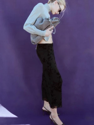 Obrázek produktu Stradivarius Rovná Mini Sukně Z Tylu Černá