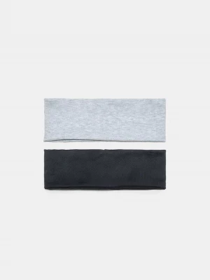 Obrázek produktu Stradivarius Sada 2 Elastických Jednobarevných Čelenek Mid Grey