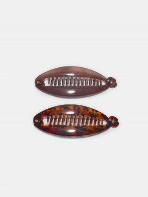 Obrázek produktu Stradivarius Sada 2 Sponek Banán Brown
