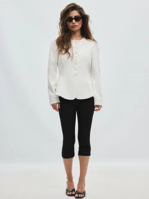 Obrázek produktu Stradivarius Sako S Peplum Střihem Ecru