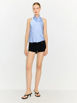 Obrázek produktu Stradivarius Saténový Halter Top Sky Blue