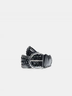 Obrázek produktu Stradivarius Široký Pletený Pásek Black