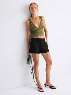 Obrázek produktu Stradivarius Společenské Šortky S Poutky Black