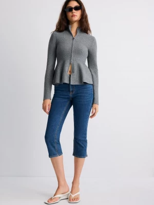 Obrázek produktu Stradivarius Svetr S Peplum Detailem Dark Grey