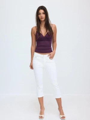 Obrázek produktu Stradivarius Top Korzetového Stylu Dark Purple