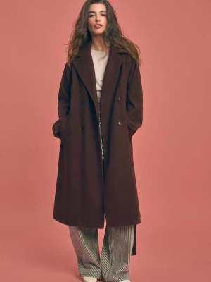 Obrázek produktu Stradivarius Trenčkot Z Materiálu Příjemného Na Dotek Brown