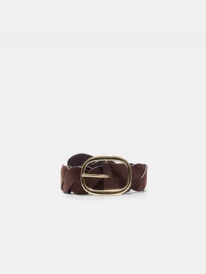 Obrázek produktu Stradivarius Velký Pletený Pásek Brown