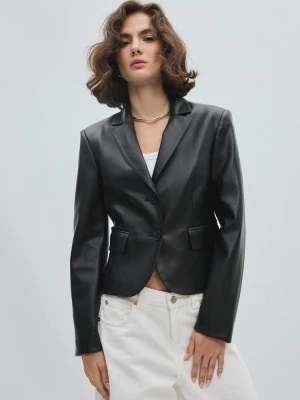 Obrázek produktu Stradivarius Vypasované Krátké Sako Black