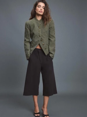 Obrázek produktu Stradivarius Žakárové Sako Khaki