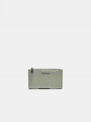 Obrázek produktu Stradivarius Základní Peněženka Se Třpytivým Zipem Khaki