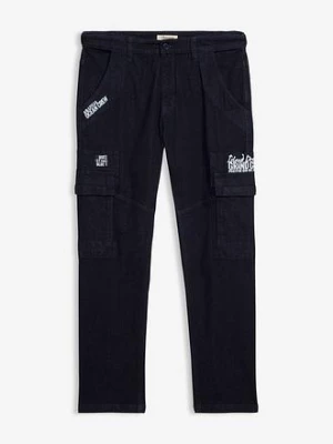 Obrázek produktu Strečové cargo džíny Relaxed Fit s pohodlným pasem, Straight BonPrix