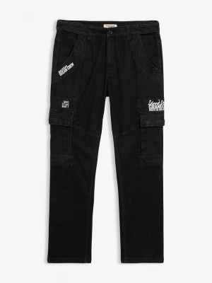 Obrázek produktu Strečové cargo džíny Relaxed Fit s pohodlným pasem, Straight BonPrix