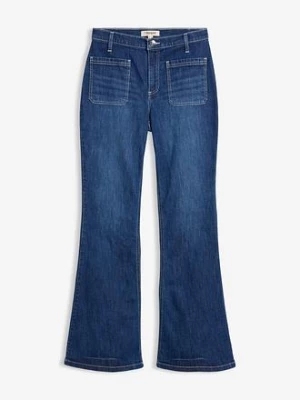 Obrázek produktu Strečové džíny Bootcut, High Waist, dlouhá délka BonPrix
