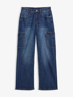 Obrázek produktu Strečové džíny, Loose Fit, s nastavitelným pasem, Straight BonPrix