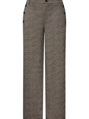 Obrázek produktu STREET ONE Chino kalhoty 'Amalia' písková / tmavě hnědá
