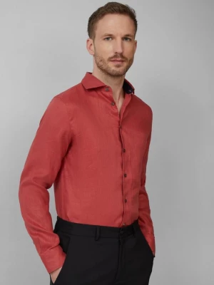 Obrázek produktu Střih na míru: lněná košile s dlouhými rukávy a elegantním leskem s.Oliver růžová