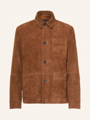 Obrázek produktu Strokesman's Kožená Overshirt hnědá