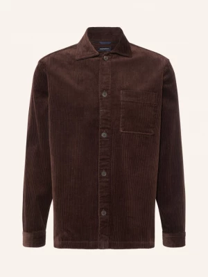 Obrázek produktu Strokesman's Overshirt Z Kordu tmavě hnědá