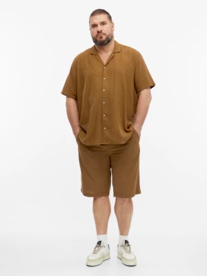 Obrázek produktu Strukturované bermudy Detroit / Relaxed Fit / Mid Rise s.Oliver hnědá