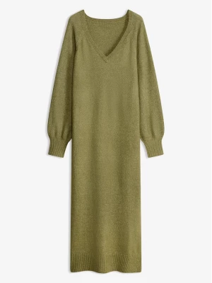 Obrázek produktu Sukienka dzianinowa oversize midi BonPrix zielony
