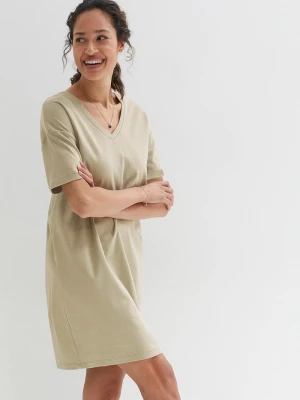Obrázek produktu Sukienka T-shirtowa oversize z czystej bawełny (2 szt.) BonPrix niebieski