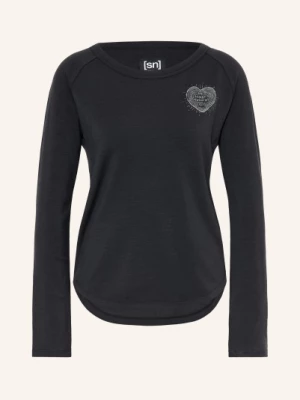 Obrázek produktu Super.Natural Funkční Tričko Little Heartwood S Merino Vlnou černá