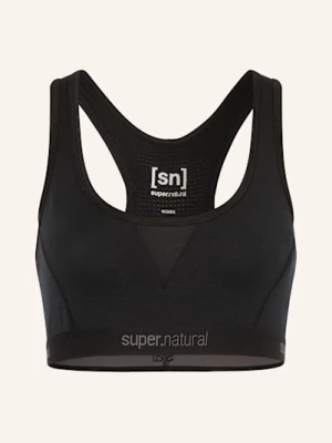 Obrázek produktu Super.Natural Sportovní Podprsenka tundra220 Semplice S Merino Vlnou černá