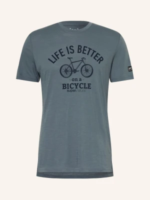 Obrázek produktu Super.Natural Tričko Better Bike S Příměsí Merino Vlny černošedá