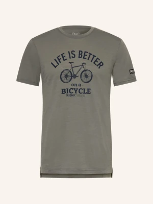 Obrázek produktu Super.Natural Tričko Better Bike S Příměsí Merino Vlny zelená