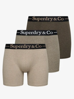 Obrázek produktu Superdry & Co Boxerky umbra / cappuccino / hnědý melír / černá