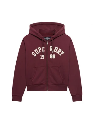Obrázek produktu Superdry & Co Mikina 'ATH ESS' tmavě červená / offwhite
