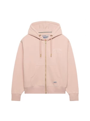 Obrázek produktu Superdry & Co Mikina 'Luxe Casual' růžová / bílá