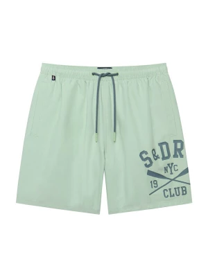 Obrázek produktu Superdry & Co Plavecké šortky světle zelená / tmavě zelená