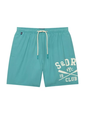 Obrázek produktu Superdry & Co Plavecké šortky tyrkysová / bílá