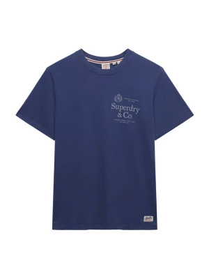 Obrázek produktu Superdry & Co Tričko '1954 Company' enciánová modrá / šedá