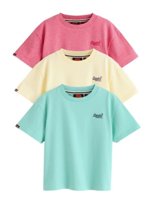 Obrázek produktu Superdry & Co Tričko aqua modrá / světle žlutá / pitaya