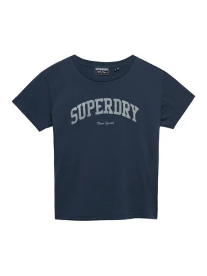 Obrázek produktu Superdry & Co Tričko 'Athletic Essentials' safírová / světle šedá
