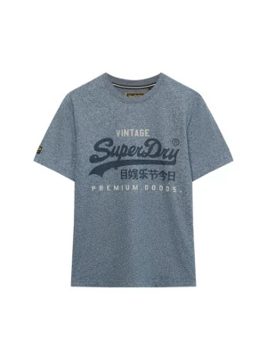 Obrázek produktu Superdry & Co Tričko 'HERITAGE' námořnická modř / modrý melír / šedá