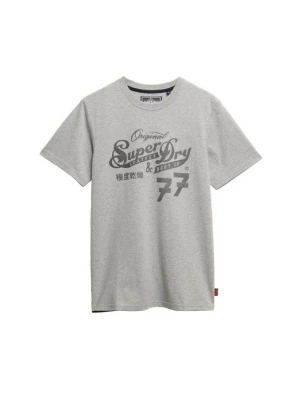 Obrázek produktu Superdry & Co Tričko 'LEATHER & BOOT' tmavě šedá / šedý melír