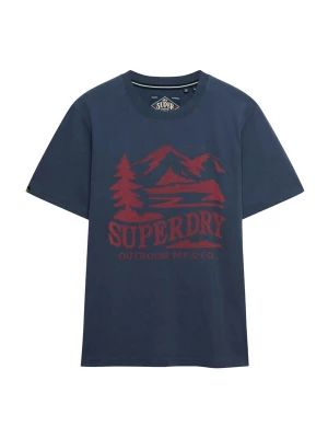 Obrázek produktu Superdry & Co Tričko 'Retro Outdoor' námořnická modř / vínově červená