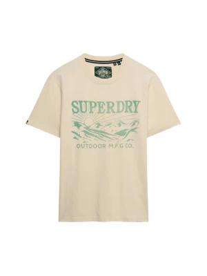 Obrázek produktu Superdry & Co Tričko 'Retro Outdoor' písková / zelená