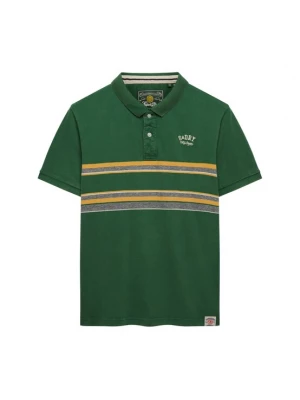 Obrázek produktu Superdry & Co Tričko šedá / tmavě zelená / oranžová / bílá
