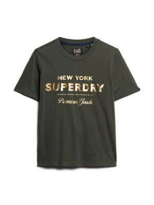 Obrázek produktu Superdry & Co Tričko zlatá / khaki
