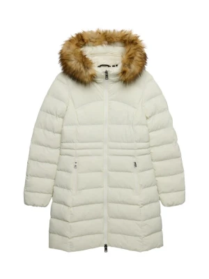 Obrázek produktu Superdry & Co Zimní kabát 'FUJI' tmavě béžová / bílá