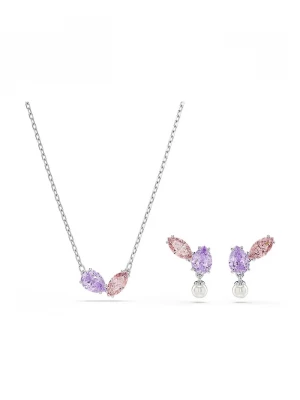Obrázek produktu Swarovski dámská kovová sada šperků s krystalem Swarovski Ariana Grande x Swarovski stříbrná