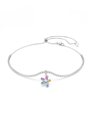Obrázek produktu Swarovski dámský kovový řetízek s kubickým zirkonem Ariana Grande x Swarovski stříbrná