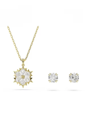 Obrázek produktu Swarovski náhrdelník a náušnice dámské pozlacené kubický zirkon MAGIC zlatá